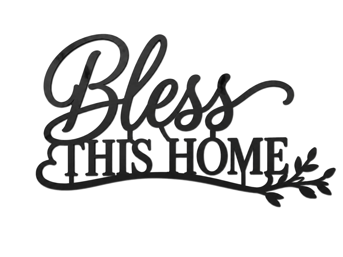 Bless This Home metal sign