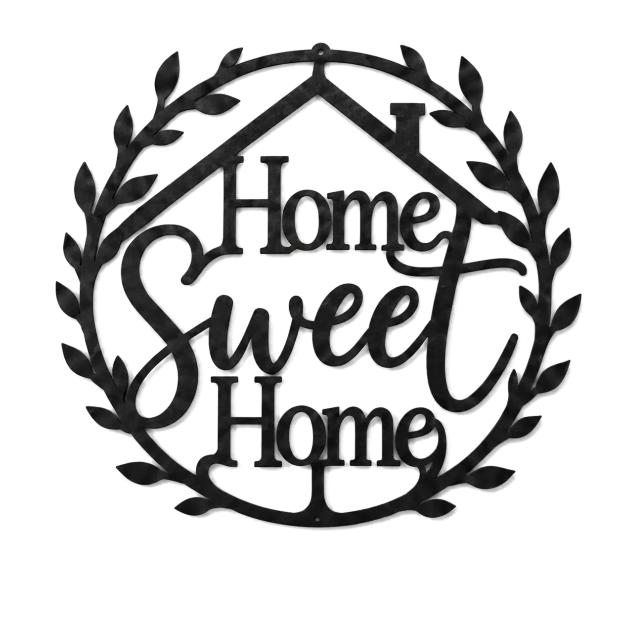 Home Sweet Home — Laurel metal sign