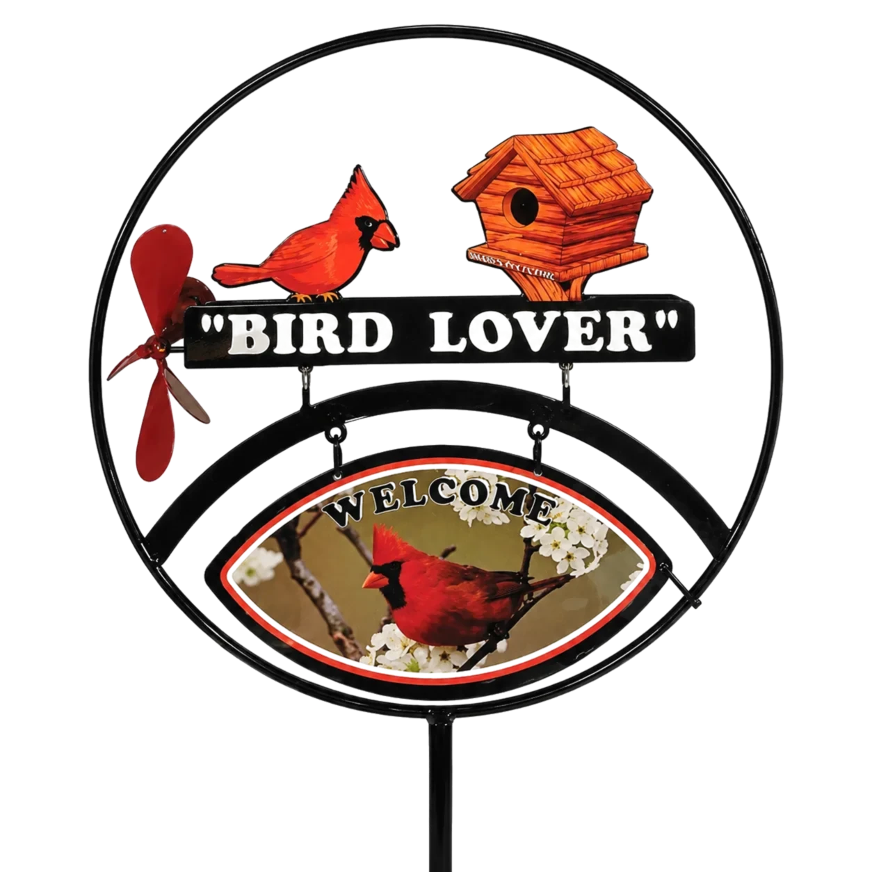 For The Birds metal sign