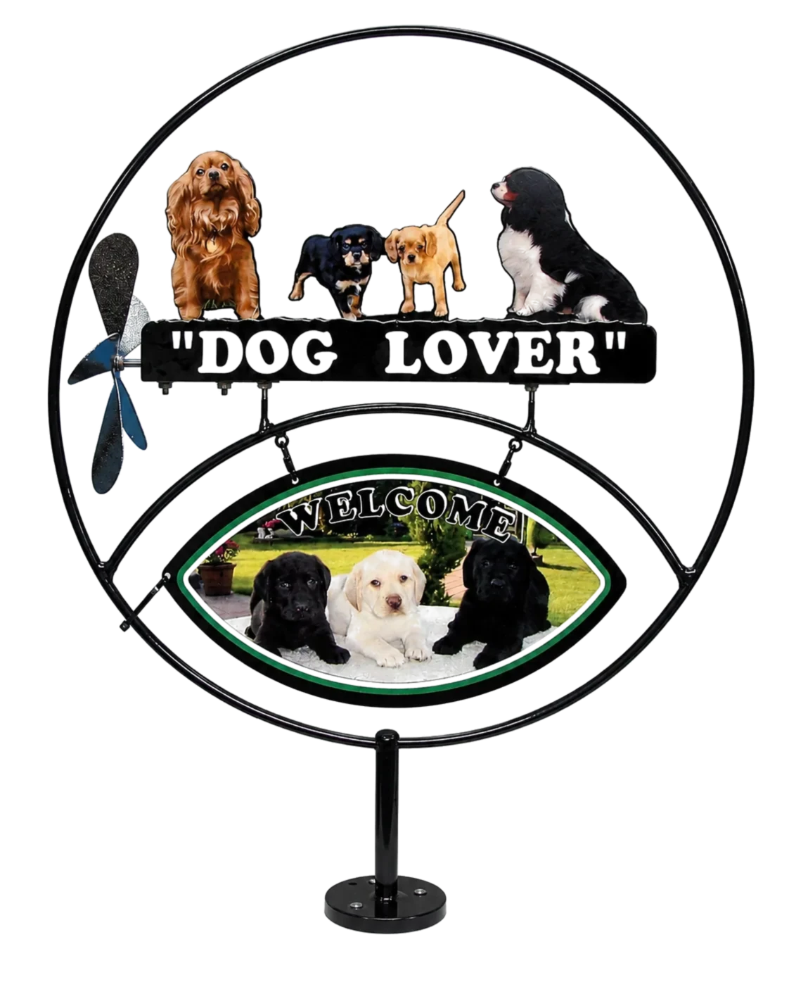 Dog Lover metal sign
