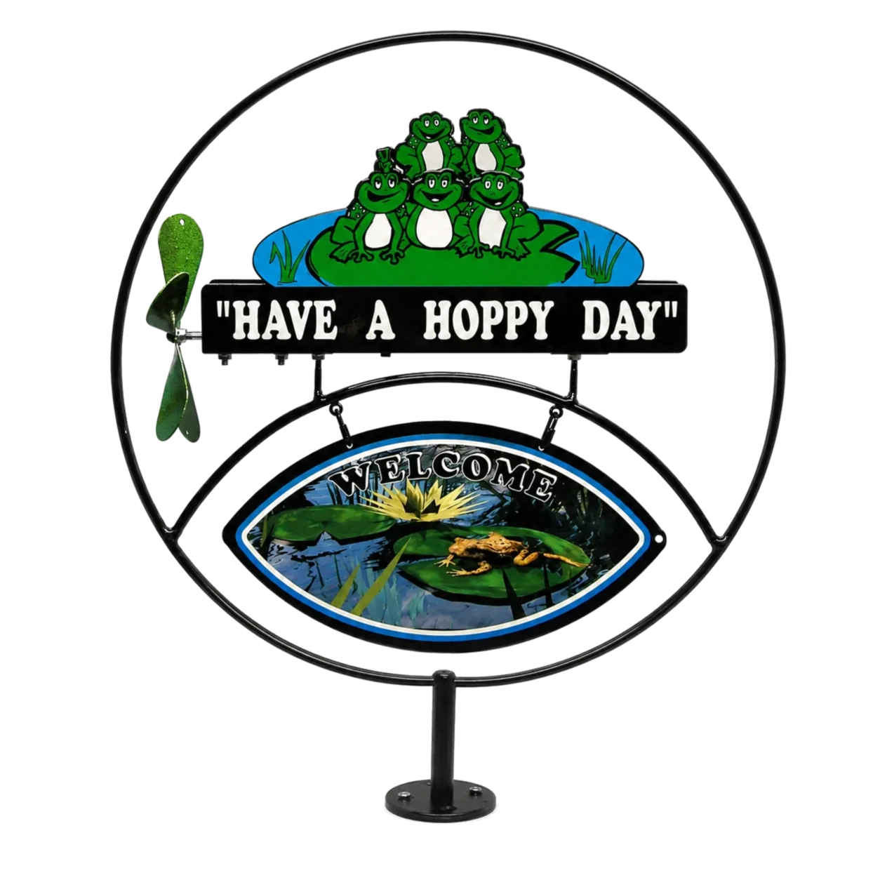 Have A Hoppy Day metal sign