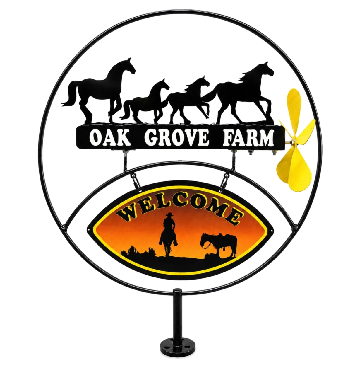 Oak Grove Farm metal sign