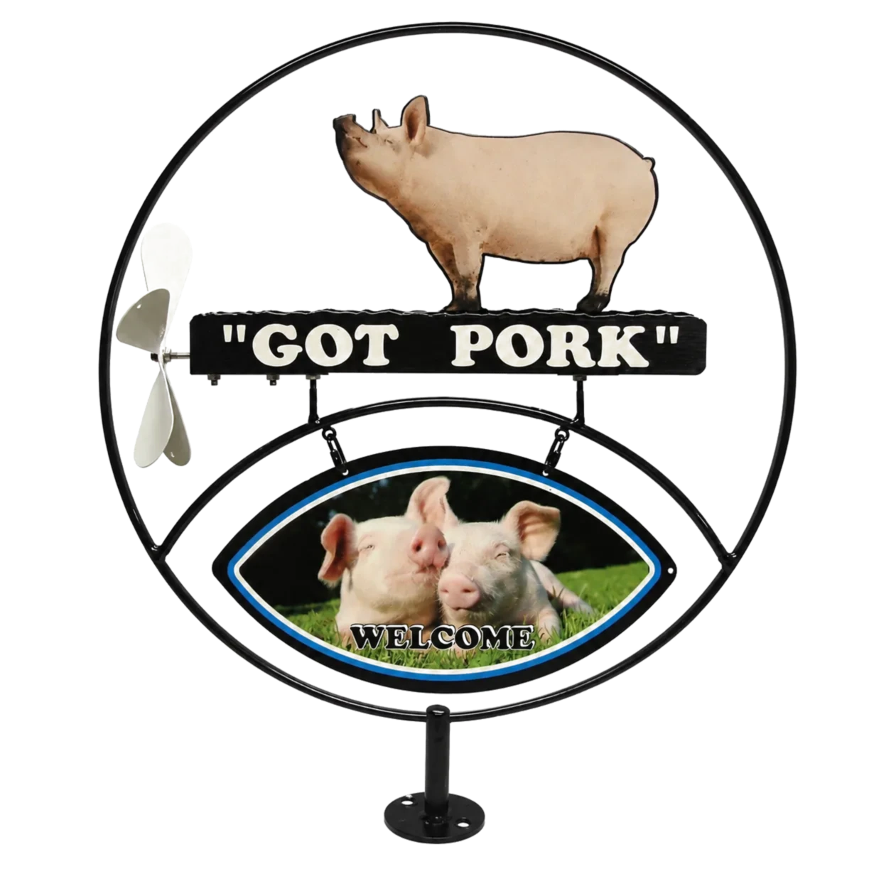 Got Pork metal sign