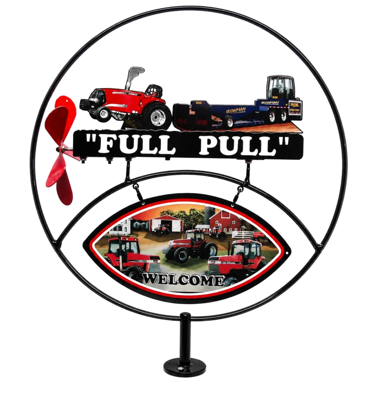 Full Pull metal sign